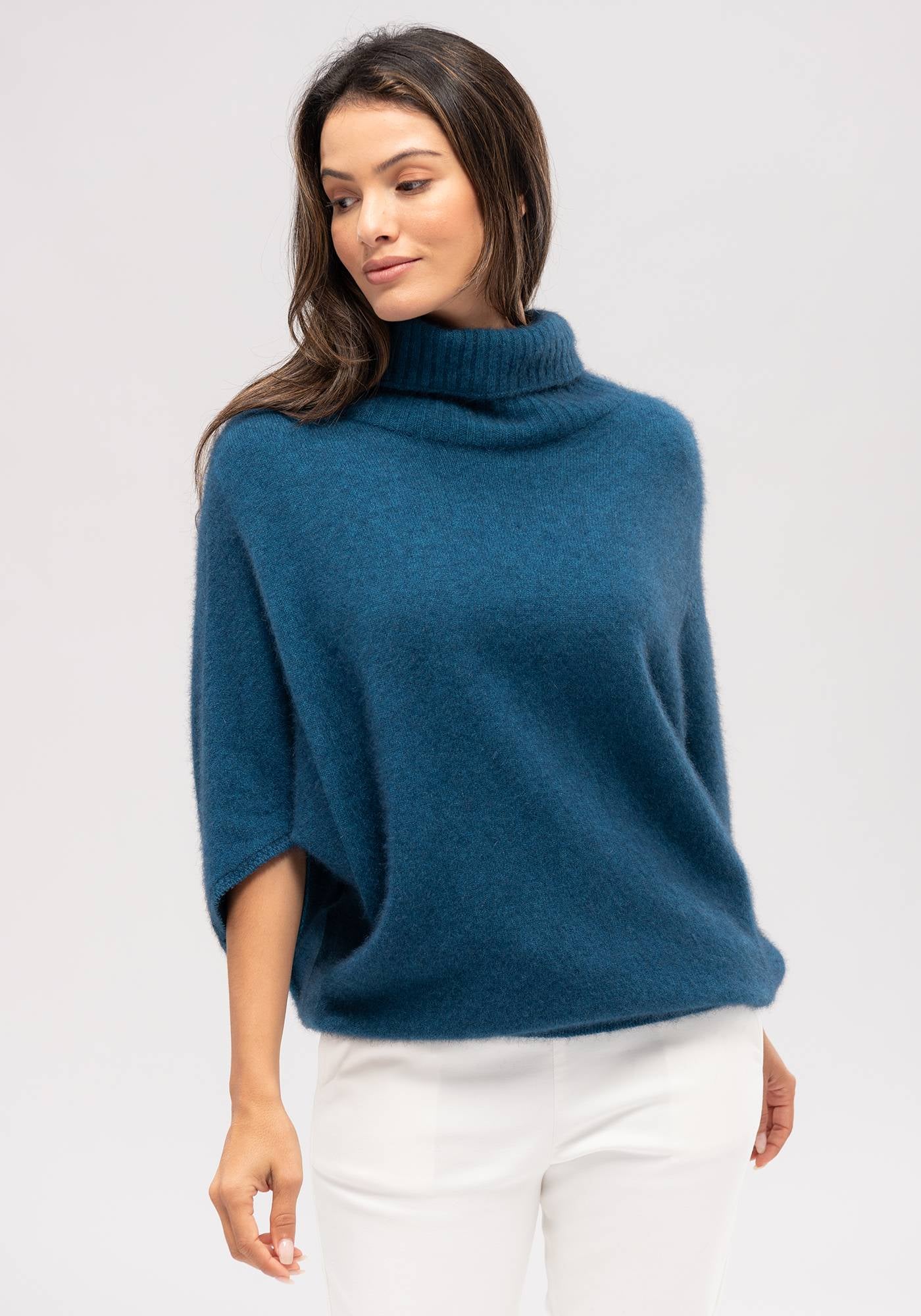 Cashmere on sale cape sweater